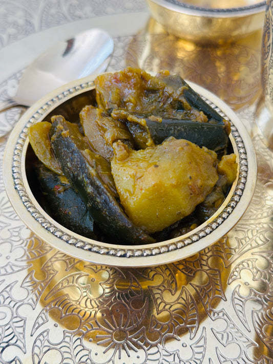 Benghan Sabzi (Eggplant)
