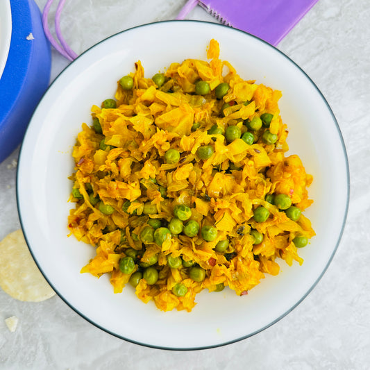 Cabbage & Peas Sabzi