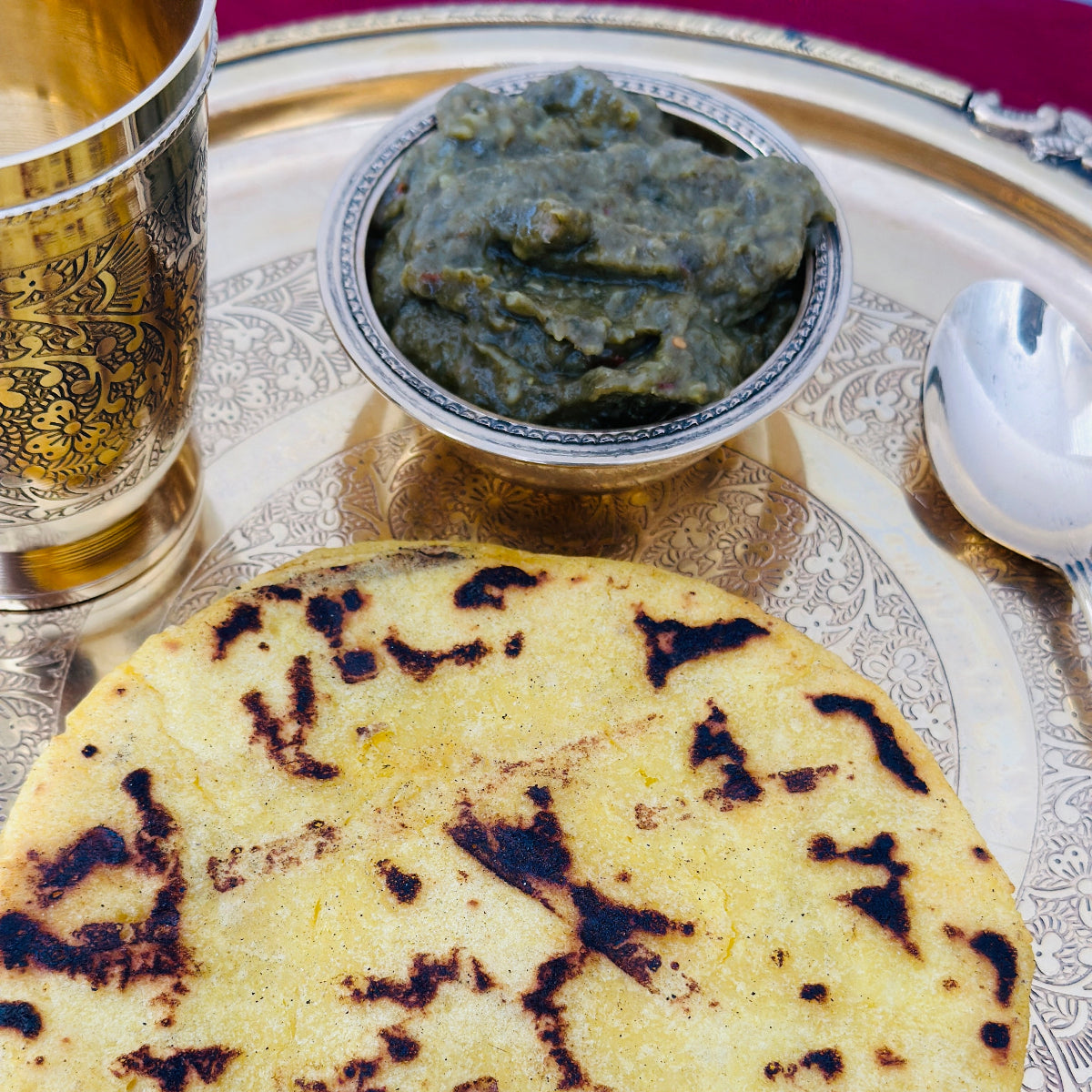 Robal Roti Saag & Makki Roti Party Trays – Royal Ruby