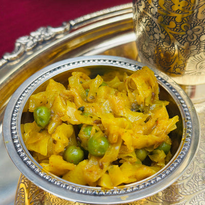 Cabbage & Peas Sabzi
