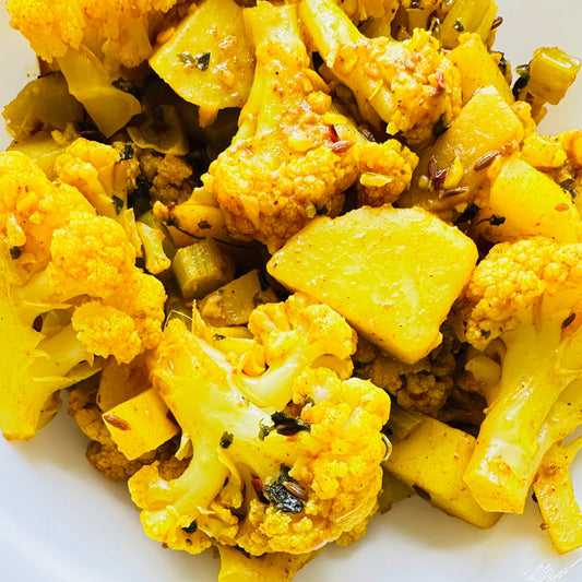 Aloo Gobi Sabzi (Potato & Cauliflower)