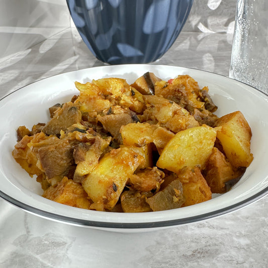Benghan Sabzi (Eggplant)