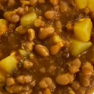 Beans & Aloo Sabzi (Potato)
