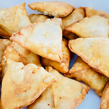Frozen Uncooked Potato & Peas Samosa (Handmade)