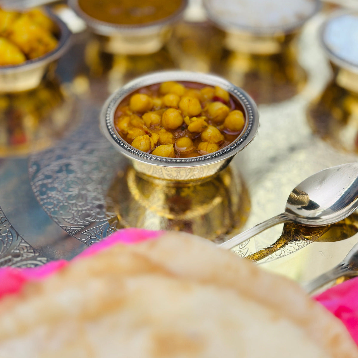 Traditional North Indian Channa Chole curry dish.
