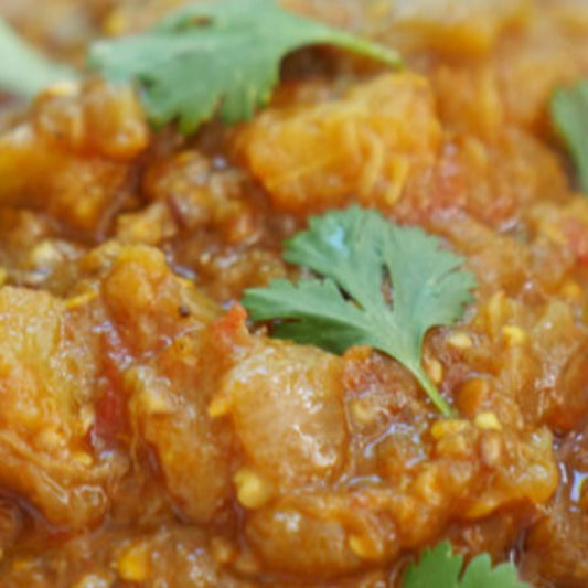 Bharta Benghan Sabzi (Eggplant)